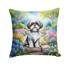Load image into Gallery viewer, Shih Tzu Spring Path Throw Pillow