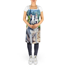 Load image into Gallery viewer, Siberian Husky Spring Path Apron – Artist-Designed Kitchen, BBQ &amp; Craft Apron