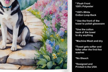 Load image into Gallery viewer, Siberian Husky Spring Path Kitchen Towel