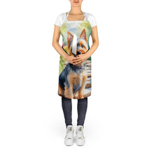 Load image into Gallery viewer, Silky Terrier Spring Path Apron – Artist-Designed Kitchen, BBQ &amp; Craft Apron