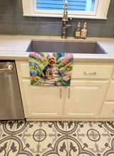 Load image into Gallery viewer, Silky Terrier Spring Path Kitchen Towel