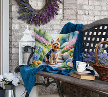 Load image into Gallery viewer, Silky Terrier Spring Path Throw Pillow