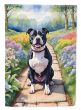 Load image into Gallery viewer, Staffordshire Bull Terrier Spring Path House Flag