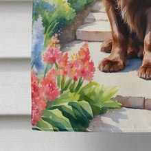 Load image into Gallery viewer, Sussex Spaniel Spring Path House Flag