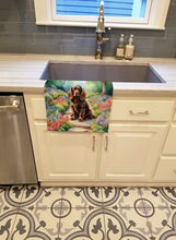 Load image into Gallery viewer, Sussex Spaniel Spring Path Kitchen Towel