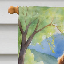 Load image into Gallery viewer, Tibetan Mastiff Spring Path House Flag
