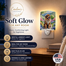 Load image into Gallery viewer, Tibetan Mastiff Spring Path Ceramic Night Light Compact, UL-Certified, Ideal for Bedroom, Bathroom, Nursery, Hallway, Kitchen, 6x4x3, Multicolor