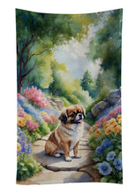 Load image into Gallery viewer, Tibetan Spaniel Spring Path Kitchen Towel