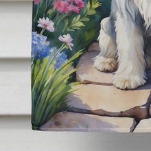 Load image into Gallery viewer, Tibetan Terrier Spring Path House Flag