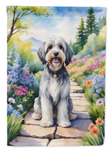 Load image into Gallery viewer, Tibetan Terrier Spring Path House Flag