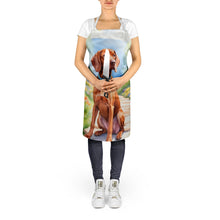 Load image into Gallery viewer, Vizsla Spring Path Apron – Artist-Designed Kitchen, BBQ &amp; Craft Apron