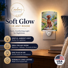 Load image into Gallery viewer, Vizsla Spring Path Ceramic Night Light Compact, UL-Certified, Ideal for Bedroom, Bathroom, Nursery, Hallway, Kitchen, 6x4x3, Multicolor