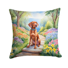 Load image into Gallery viewer, Vizsla Spring Path Throw Pillow