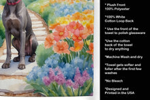 Load image into Gallery viewer, Weimaraner Spring Path Kitchen Towel