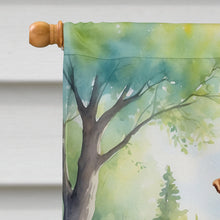 Load image into Gallery viewer, Welsh Terrier Spring Path House Flag