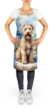 Load image into Gallery viewer, Wheaten Terrier Spring Path Apron – Artist-Designed Kitchen, BBQ &amp; Craft Apron