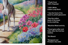 Load image into Gallery viewer, Whippet Spring Path Kitchen Towel