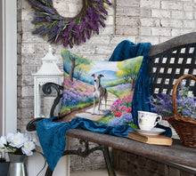 Load image into Gallery viewer, Whippet Spring Path Throw Pillow