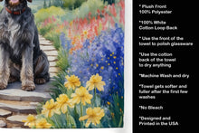 Load image into Gallery viewer, Wirehaired Pointing Griffon Spring Path Kitchen Towel