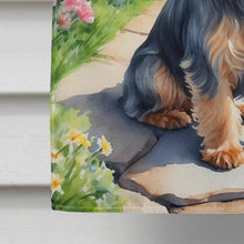 Load image into Gallery viewer, Yorkshire Terrier Spring Path House Flag