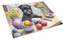 Load image into Gallery viewer, Decorating Easter Affenpinscher Glass Cutting Boards – Durable, Decorative Kitchen Art
