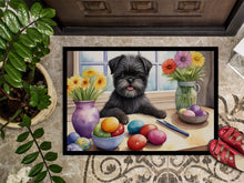Load image into Gallery viewer, Decorating Easter Affenpinscher Doormat