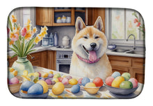 Load image into Gallery viewer, Decorating Easter Akita Dish Drying Mat