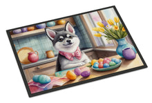Load image into Gallery viewer, Decorating Easter Alaskan Klee Kai Doormat