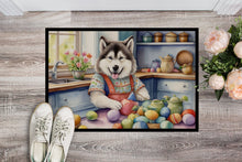 Load image into Gallery viewer, Decorating Easter Alaskan Malamute Doormat-24x36 Indoor / Outdoor Rug | Made in USA