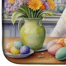 Load image into Gallery viewer, Decorating Easter American Bulldog Dish Drying Mat