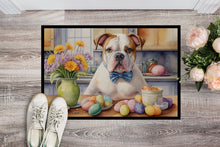 Load image into Gallery viewer, Decorating Easter American Bulldog Doormat-24x36 Indoor / Outdoor Rug | Made in USA