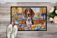 Load image into Gallery viewer, Decorating Easter American English Coonhound Doormat-24x36 Indoor / Outdoor Rug | Made in USA
