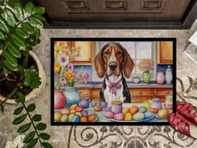 Load image into Gallery viewer, Decorating Easter American English Coonhound Doormat-24x36 Indoor / Outdoor Rug | Made in USA