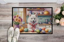 Load image into Gallery viewer, Decorating Easter American Eskimo Doormat