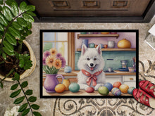 Load image into Gallery viewer, Decorating Easter American Eskimo Doormat