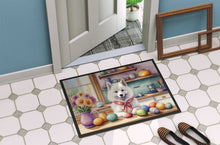 Load image into Gallery viewer, Decorating Easter American Eskimo Doormat
