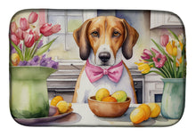 Load image into Gallery viewer, Decorating Easter American Foxhound Dish Drying Mat