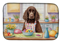Load image into Gallery viewer, Decorating Easter American Water Spaniel Dish Drying Mat