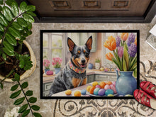 Load image into Gallery viewer, Decorating Easter Australian Cattle Dog Doormat