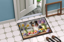 Load image into Gallery viewer, Decorating Easter Australian Shepherd Doormat
