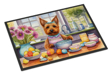 Load image into Gallery viewer, Decorating Easter Australian Terrier Doormat