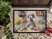 Load image into Gallery viewer, Decorating Easter Bedlington Terrier Doormat-24x36 Indoor / Outdoor Rug | Made in USA