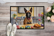 Load image into Gallery viewer, Decorating Easter Belgian Malinois Doormat