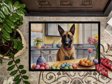 Load image into Gallery viewer, Decorating Easter Belgian Malinois Doormat