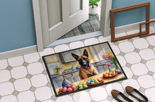 Load image into Gallery viewer, Decorating Easter Belgian Malinois Doormat