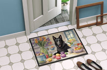 Load image into Gallery viewer, Decorating Easter Belgian Sheepdog Doormat