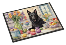 Load image into Gallery viewer, Decorating Easter Belgian Sheepdog Doormat