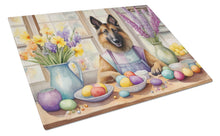 Load image into Gallery viewer, Decorating Easter Belgian Tervuren Glass Cutting Boards – Durable, Decorative Kitchen Art