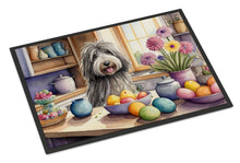 Load image into Gallery viewer, Decorating Easter Bergamasco Sheepdog Doormat