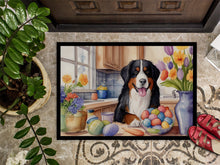 Load image into Gallery viewer, Decorating Easter Bernese Mountain Dog Doormat-24x36 Indoor / Outdoor Rug | Made in USA